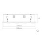 ART-E-205 x4 LED светильник карданный Downlight   -  Встраиваемые светильники 